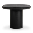 Hospitality furniture - Black Indoor/Outdoor Oval Dining Table - www.oroatrade.com