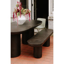 Hospitality furniture - Black Indoor/Outdoor Oval Dining Table - www.oroatrade.com