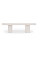Modern European furniture - Indoor/Outdoor Concrete Bench - www.oroa.com