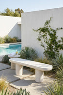 Modern European furniture - Indoor/Outdoor Concrete Bench - www.oroa.com