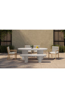 Modern European furniture - Indoor/Outdoor Concrete Bench - www.oroa.com