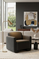 Hospitality furniture - Gray Upholstered Accent Chair - www.oroatrade.com