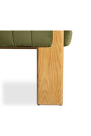 Hospitality furniture - Green Curved Accent Chair - www.oroatrade.com