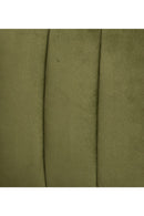 Hospitality furniture - Green Curved Accent Chair - www.oroatrade.com