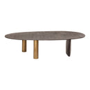 Oval Aluminum Coffee Table | Novi Living Nicko