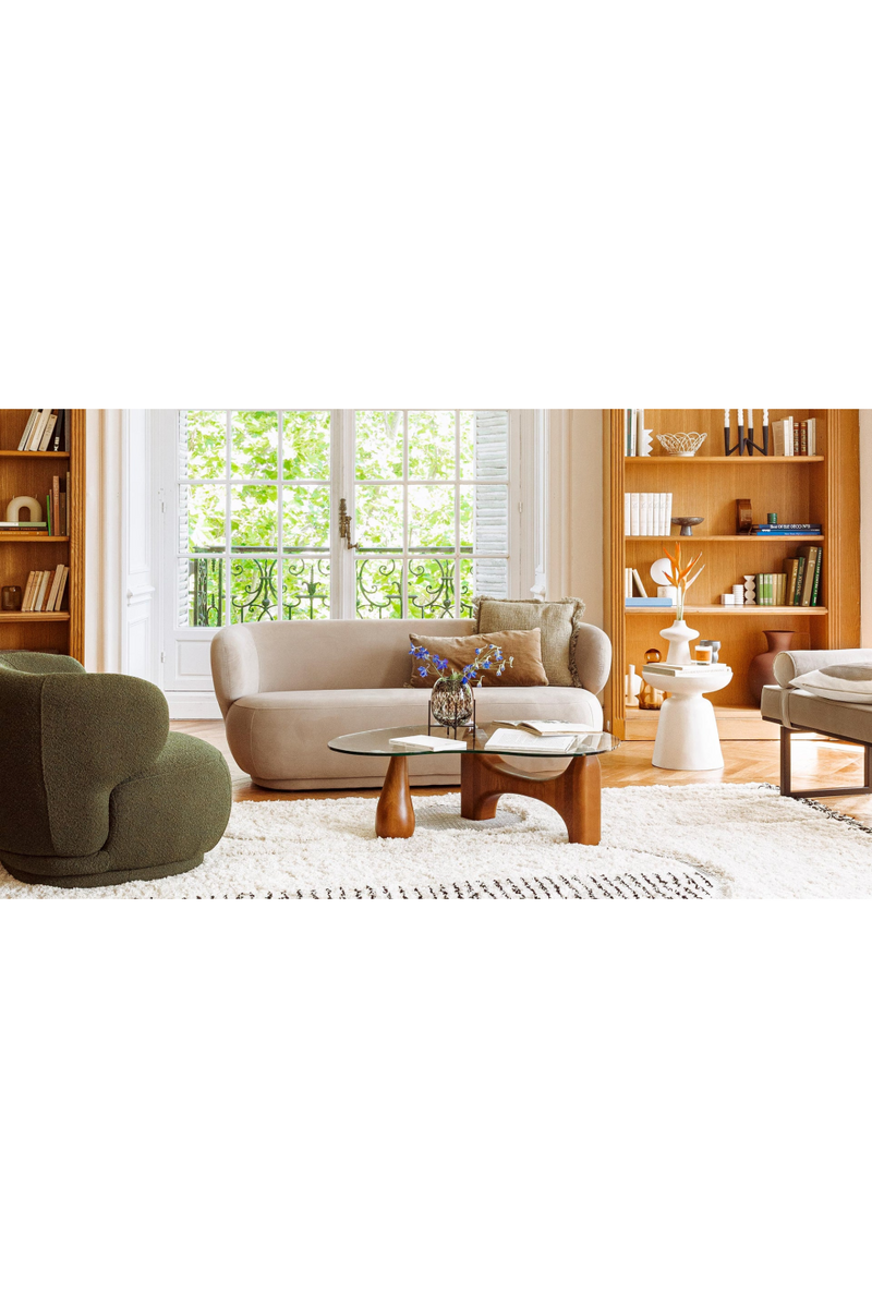 Curved Back 2-Seater Sofa | NV Gallery Giulia | Oroatrade.com