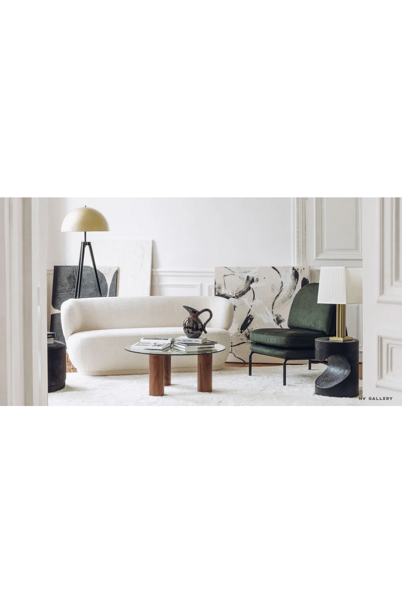 Curved Back 2-Seater Sofa | NV Gallery Giulia | Oroatrade.com