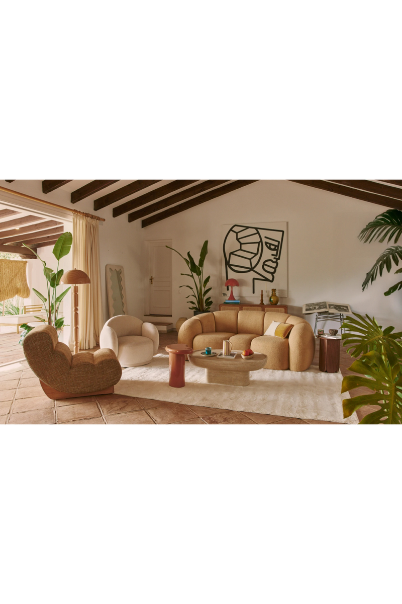 Channeled 3-Seater Sofa | NV Gallery Cocoon | Oroatrade.com