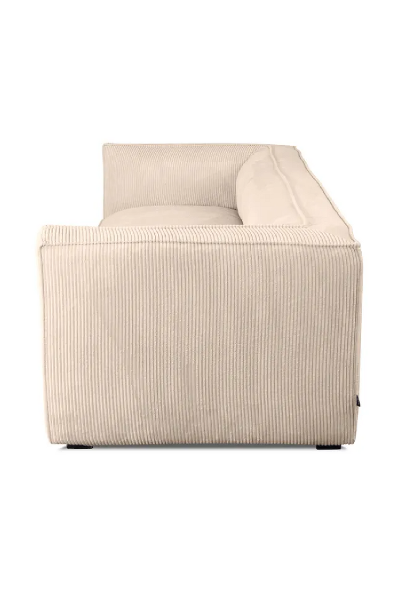 Piped Upholstered 3-Seater Sofa | NV Gallery Auster | Oroatrade.com
