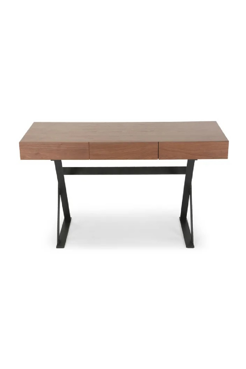 Grained Wood 3-Drawer Desk | NV Gallery Tuxedo | Oroatrade.com