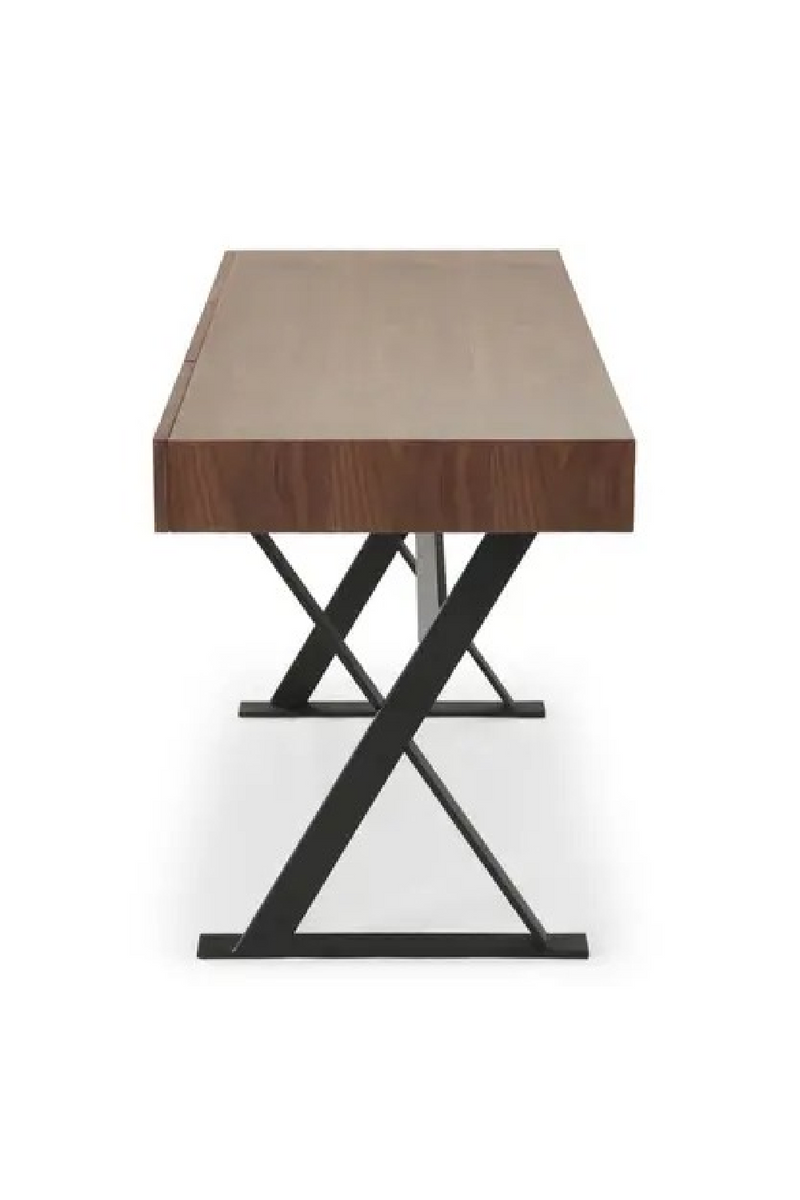 Grained Wood 3-Drawer Desk | NV Gallery Tuxedo | Oroatrade.com