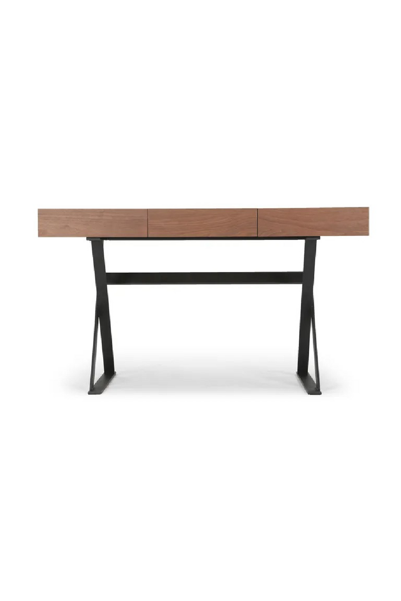 Grained Wood 3-Drawer Desk | NV Gallery Tuxedo | Oroatrade.com