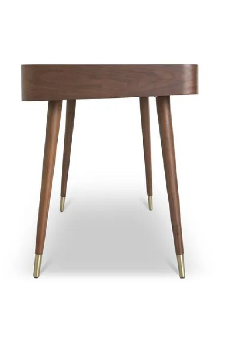 Walnut Wood 2-Drawer Desk | NV Gallery Vinyle | Oroatrade.com
