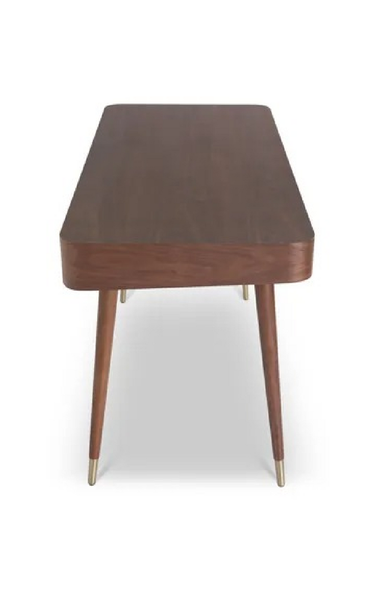 Walnut Wood 2-Drawer Desk | NV Gallery Vinyle | Oroatrade.com