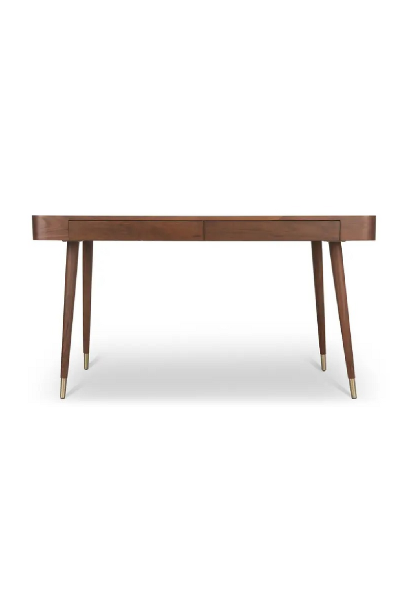 Walnut Wood 2-Drawer Desk | NV Gallery Vinyle | Oroatrade.com