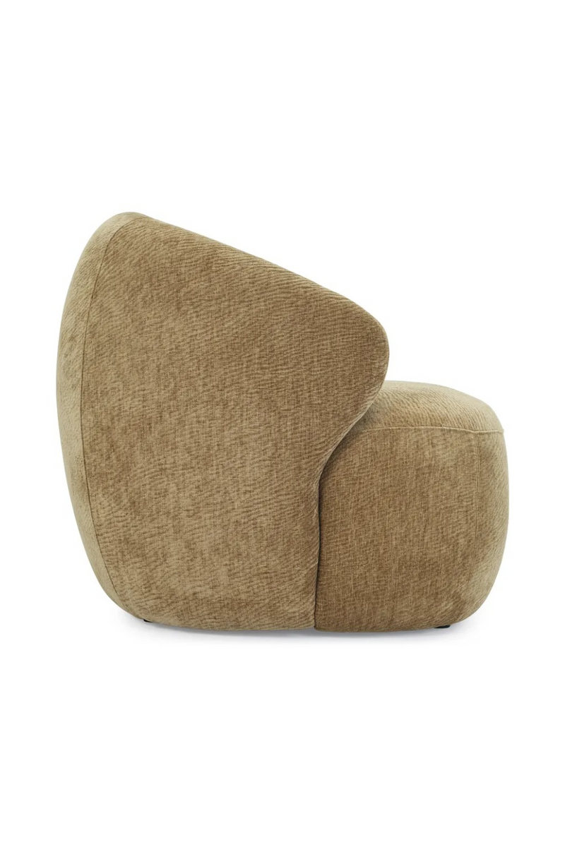 Brown Curved Lounge Chair | NV Gallery Aspen | Oroatrade.com