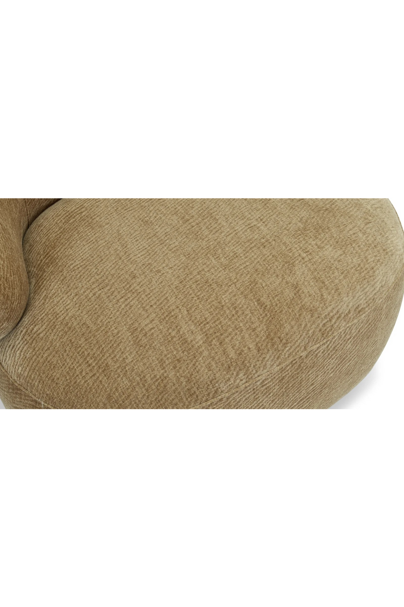 Brown Curved Lounge Chair | NV Gallery Aspen | Oroatrade.com