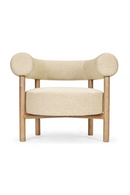Curved Wood Frame Armchair | NV Gallery Carol | Oroatrade.com