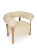 Curved Wood Frame Armchair | NV Gallery Carol | Oroatrade.com