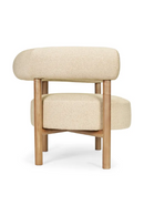 Curved Wood Frame Armchair | NV Gallery Carol | Oroatrade.com