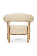 Curved Wood Frame Armchair | NV Gallery Carol | Oroatrade.com
