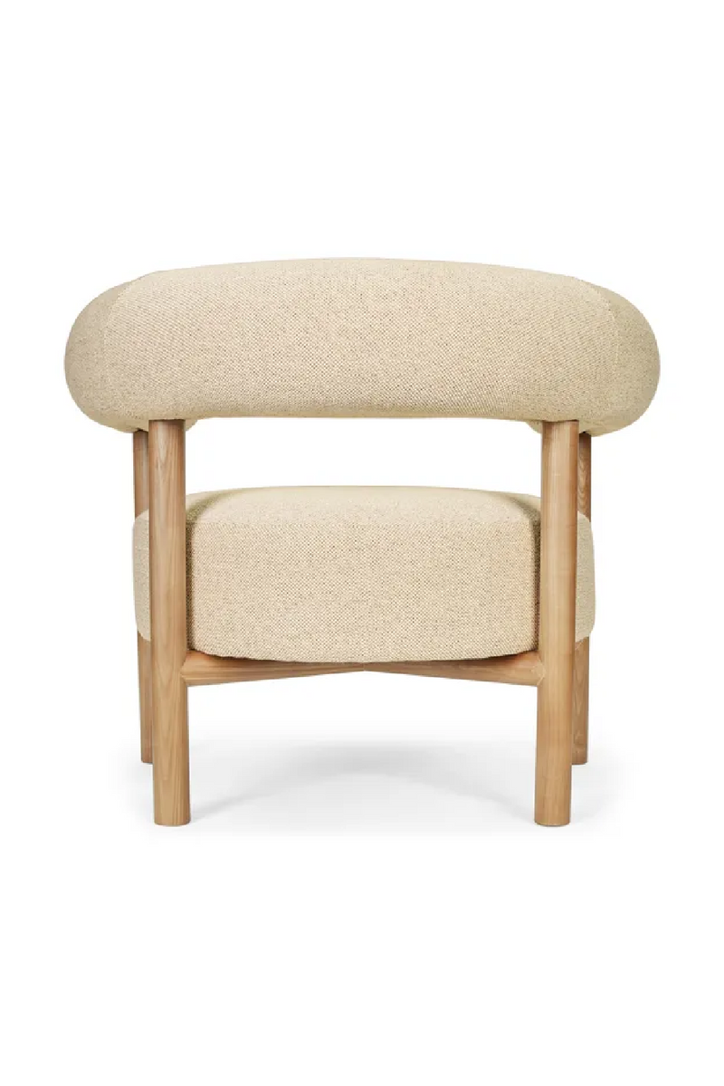 Curved Wood Frame Armchair | NV Gallery Carol | Oroatrade.com