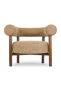 Curved Wood Frame Armchair | NV Gallery Carol | Oroatrade.com