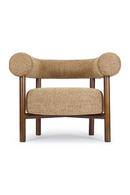 Curved Wood Frame Armchair | NV Gallery Carol | Oroatrade.com
