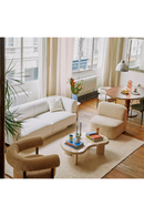 Curved Wood Frame Armchair | NV Gallery Carol | Oroatrade.com