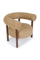 Curved Wood Frame Armchair | NV Gallery Carol | Oroatrade.com