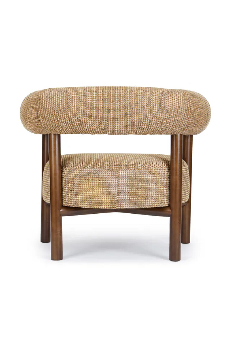 Curved Wood Frame Armchair | NV Gallery Carol | Oroatrade.com