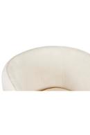 Cream Tweed Curved Accent Chair | NV Gallery Chuck | Oroatrade.com