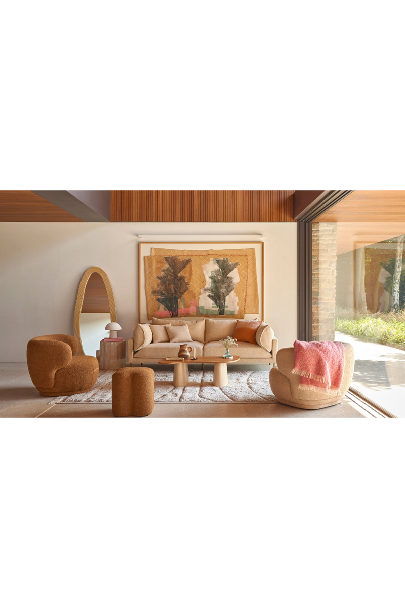 Boucl√© Accent Armchair | OROA Gallery Giulia | Oroatrade.com