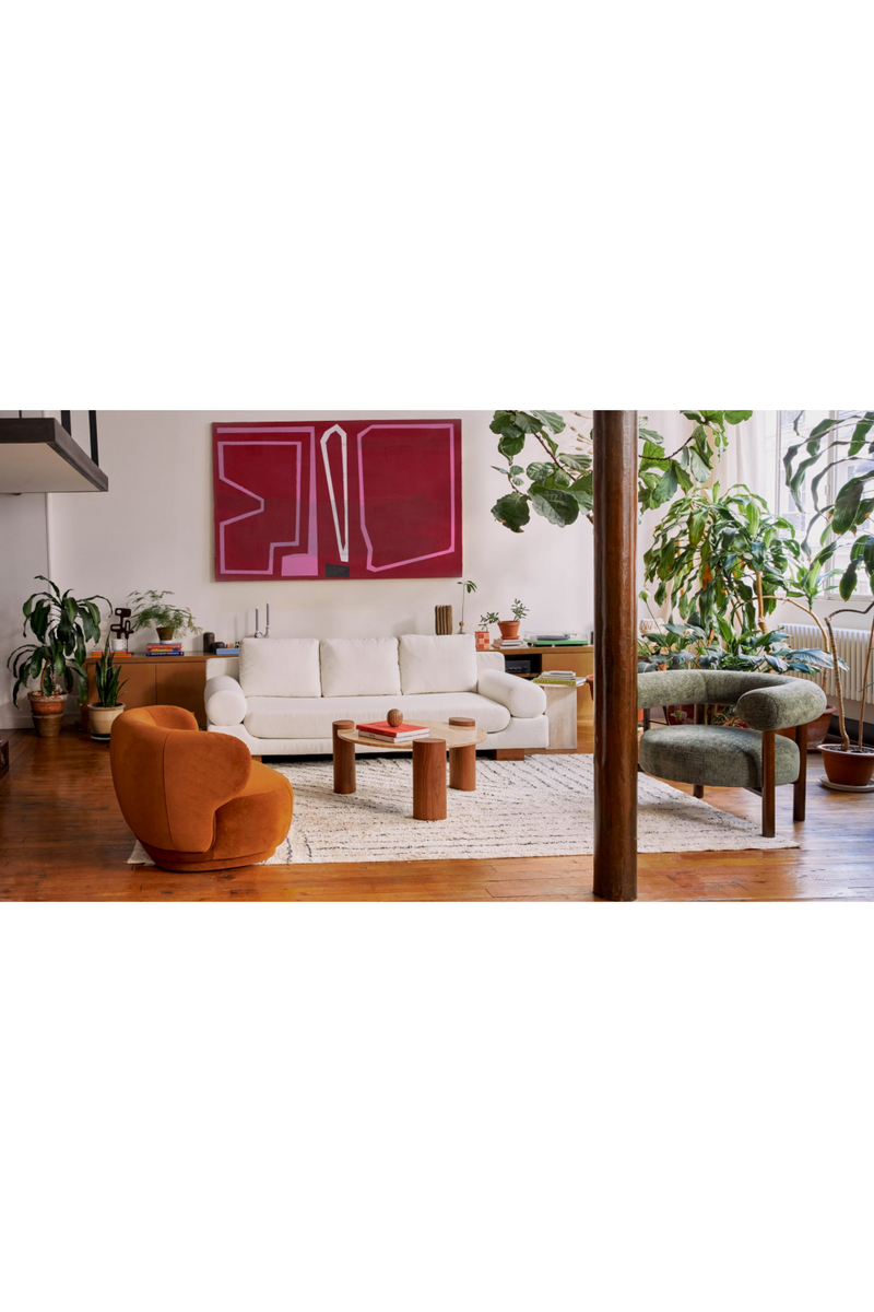 Boucl√© Accent Armchair | OROA Gallery Giulia | Oroatrade.com