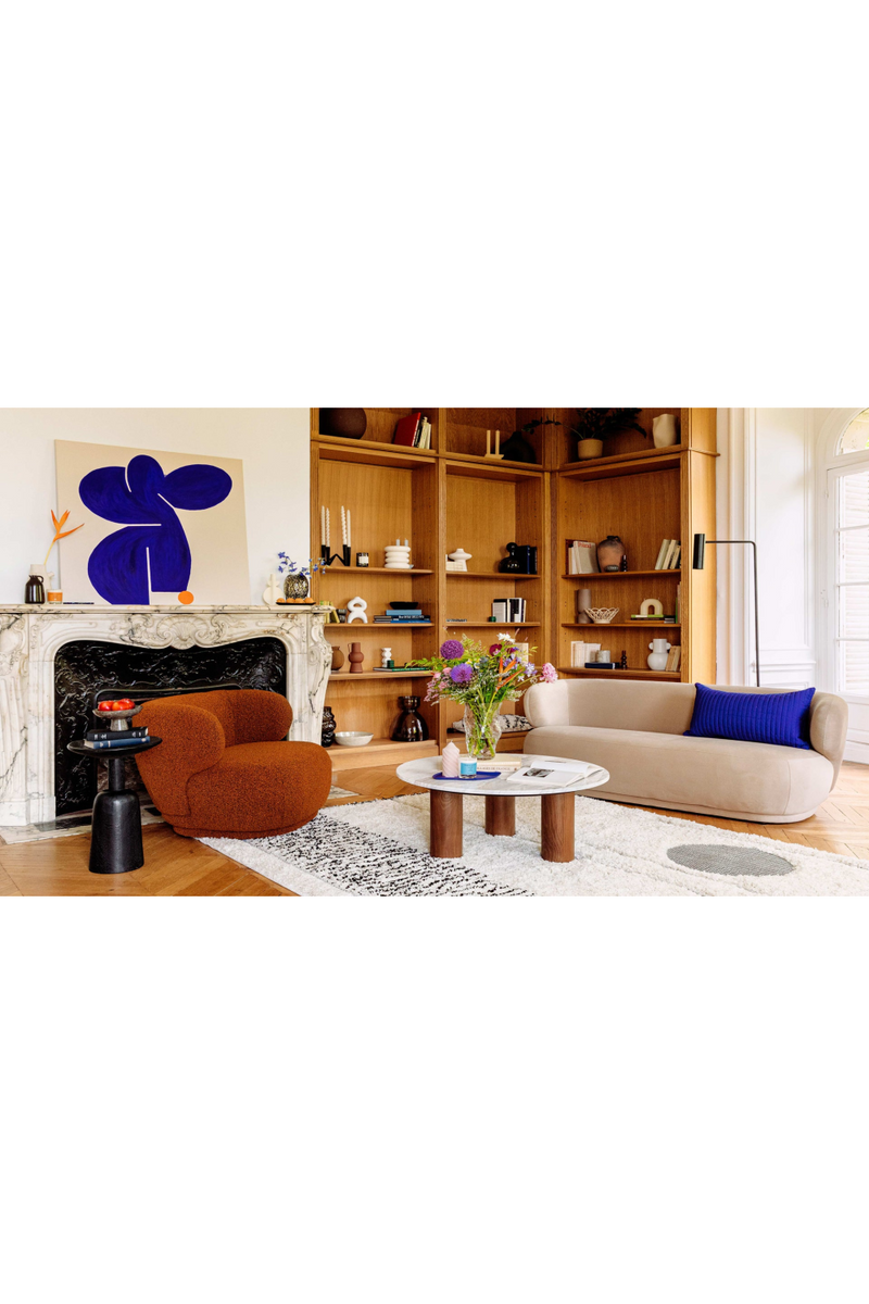 Boucl√© Accent Armchair | OROA Gallery Giulia | Oroatrade.com