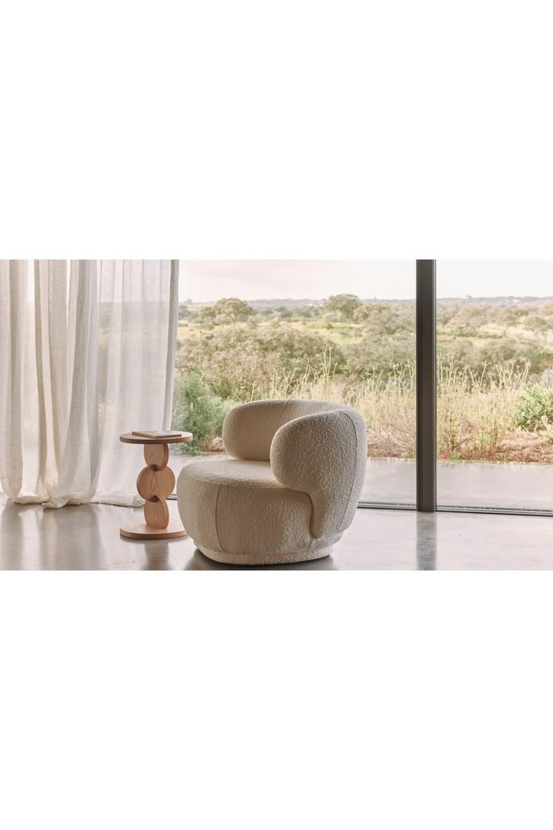 Boucl√© Accent Armchair | OROA Gallery Giulia | Oroatrade.com