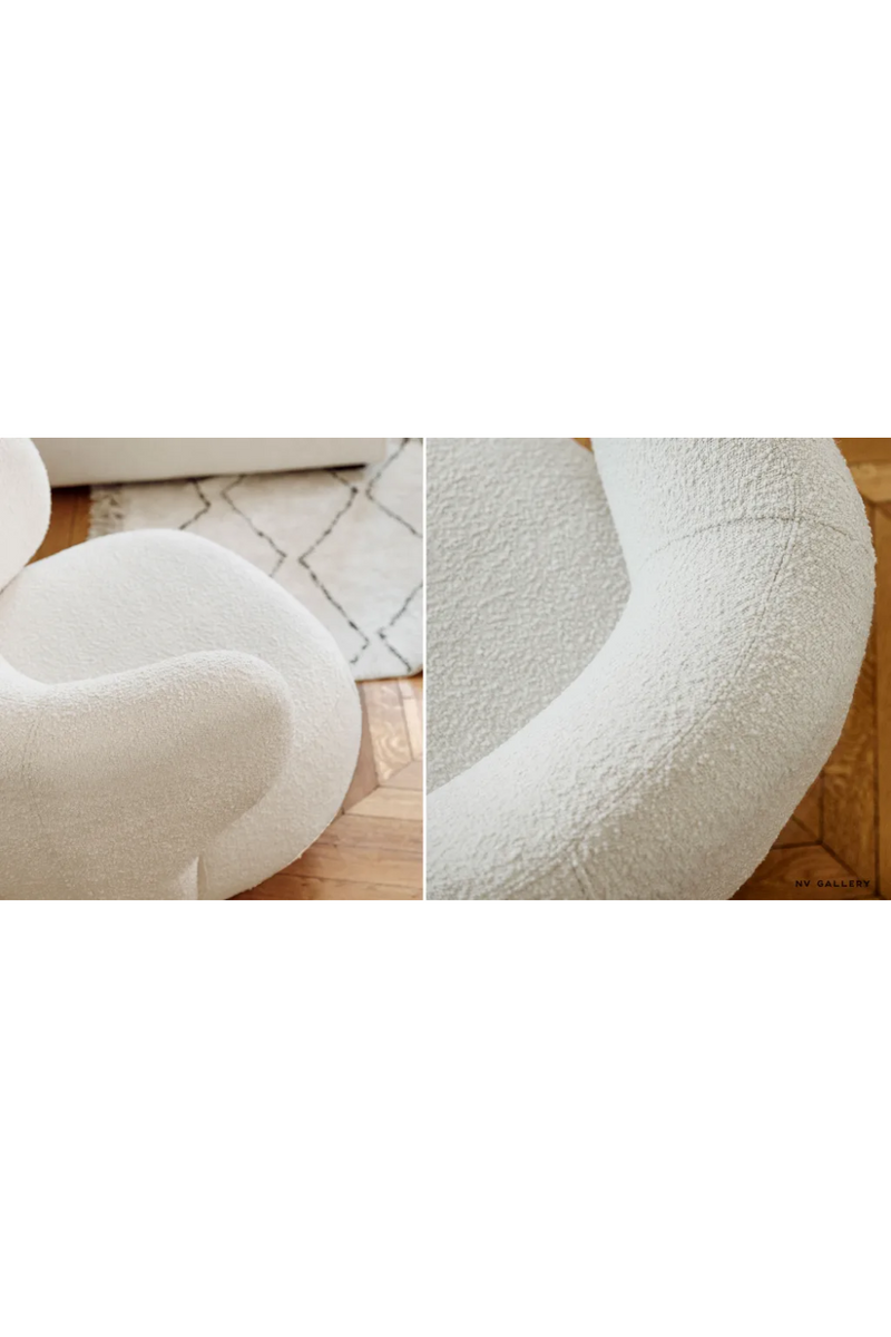 Boucl√© Accent Armchair | OROA Gallery Giulia | Oroatrade.com