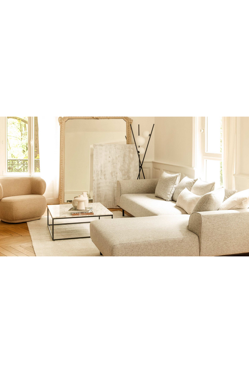 Boucl√© Accent Armchair | OROA Gallery Giulia | Oroatrade.com