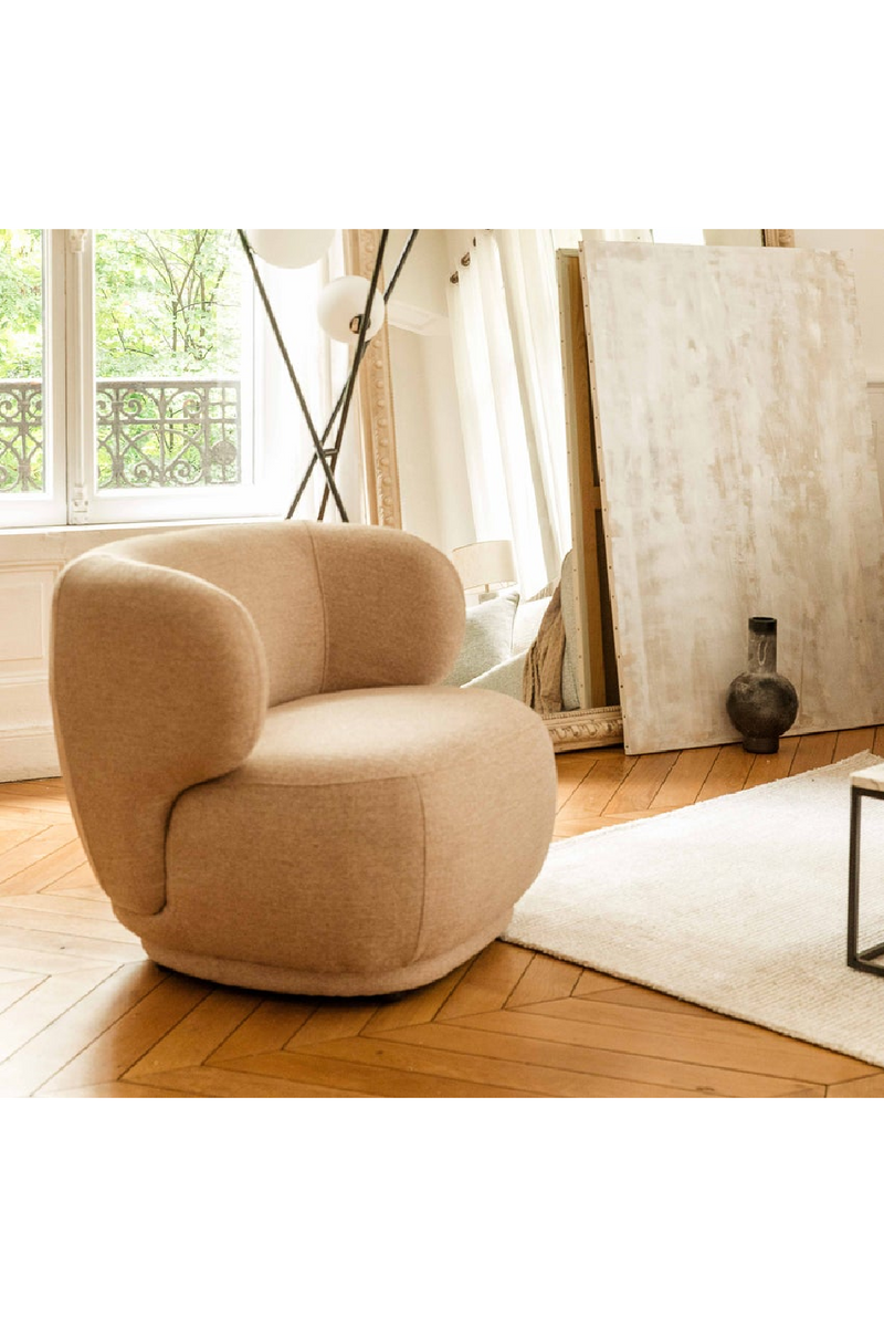 Boucl√© Accent Armchair | OROA Gallery Giulia | Oroatrade.com