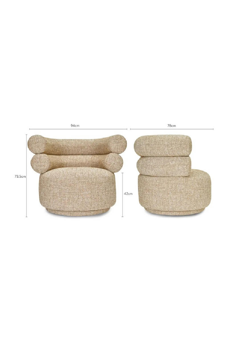 Speckled Yellow Accent Chair | NV Gallery Holly | Oroatrade.com