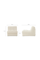 White Tufted Modular Sofa | NV Gallery Paul | Oroatrade.com