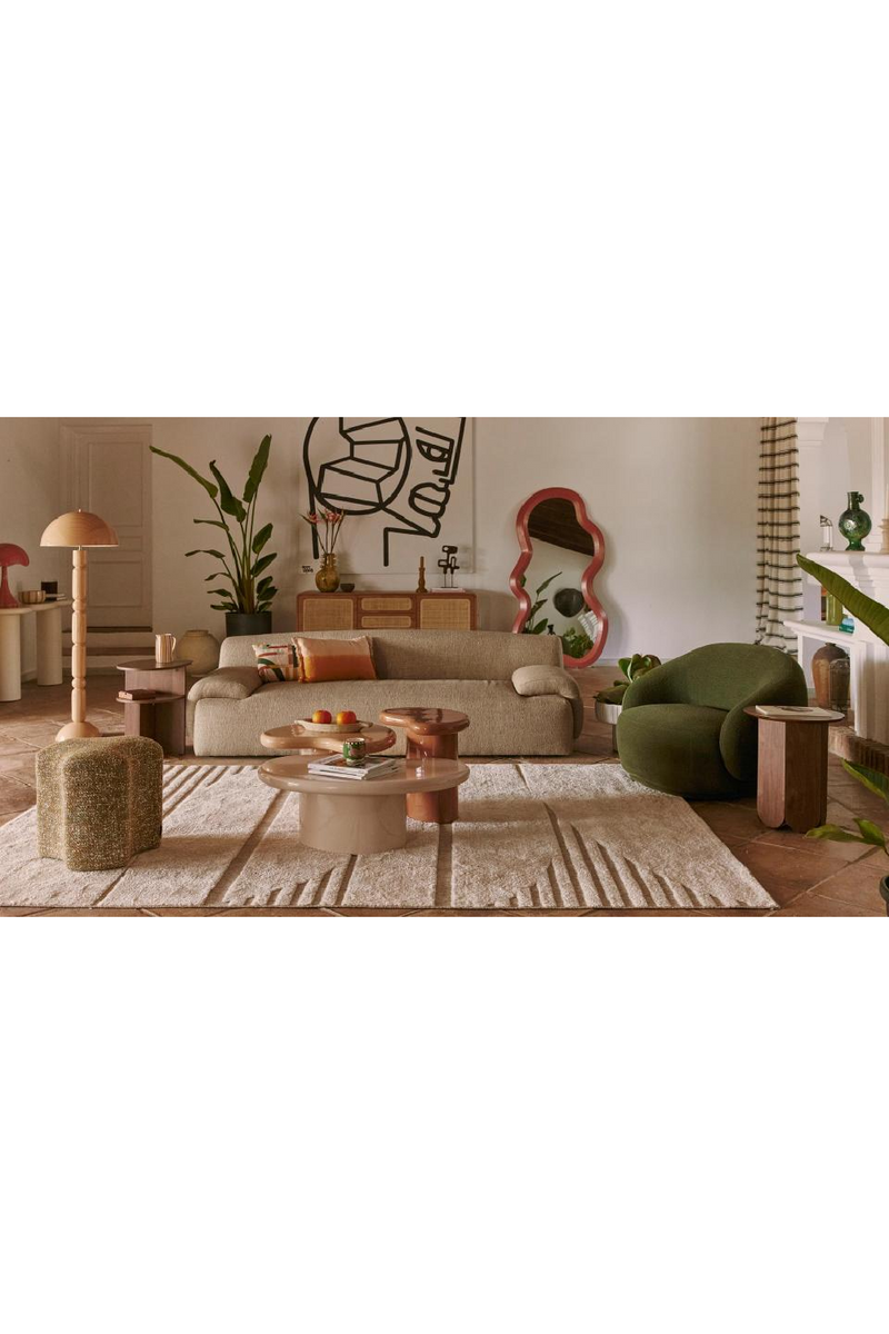 Upholstered Curve Accent Chair | NV Gallery Telde | Oroatrade.com