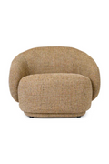 Upholstered Curve Accent Chair | NV Gallery Telde | Oroatrade.com