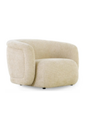 Curved Plush Lounge Chair | NV Gallery Volta | Oroatrade.com