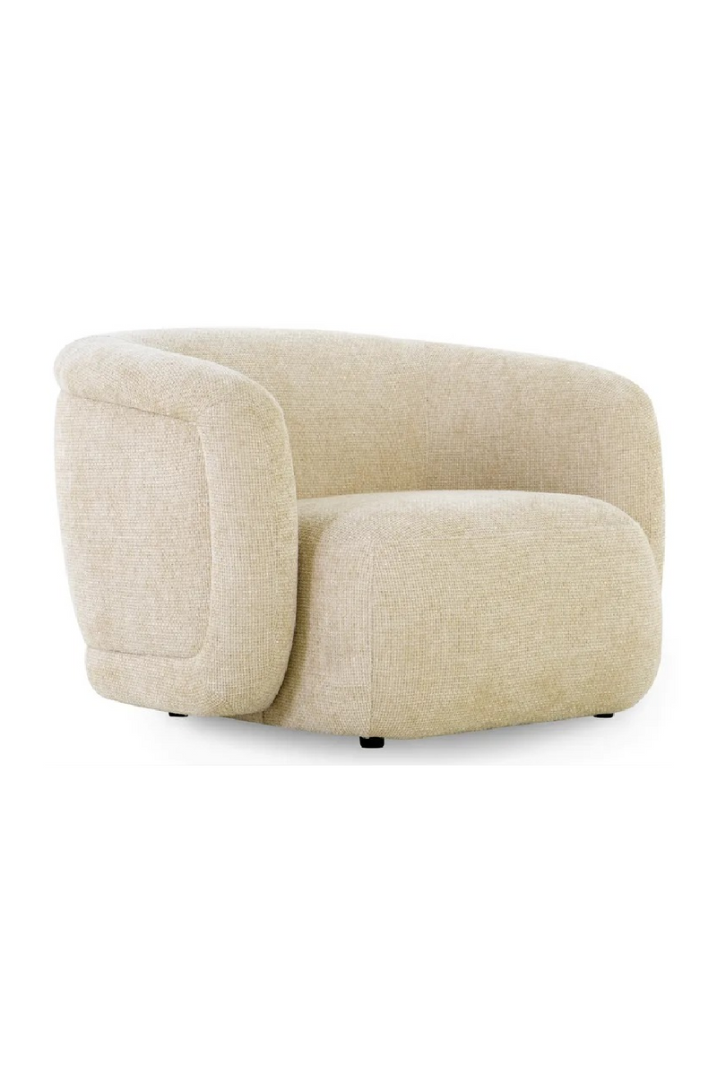 Curved Plush Lounge Chair | NV Gallery Volta | Oroatrade.com