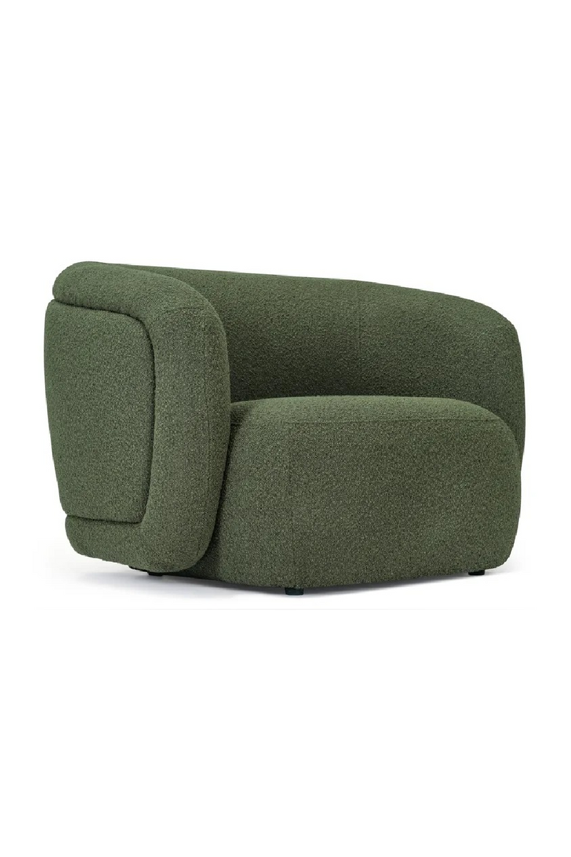 Curved Plush Lounge Chair | NV Gallery Volta | Oroatrade.com