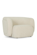 Curved Plush Lounge Chair | NV Gallery Volta | Oroatrade.com