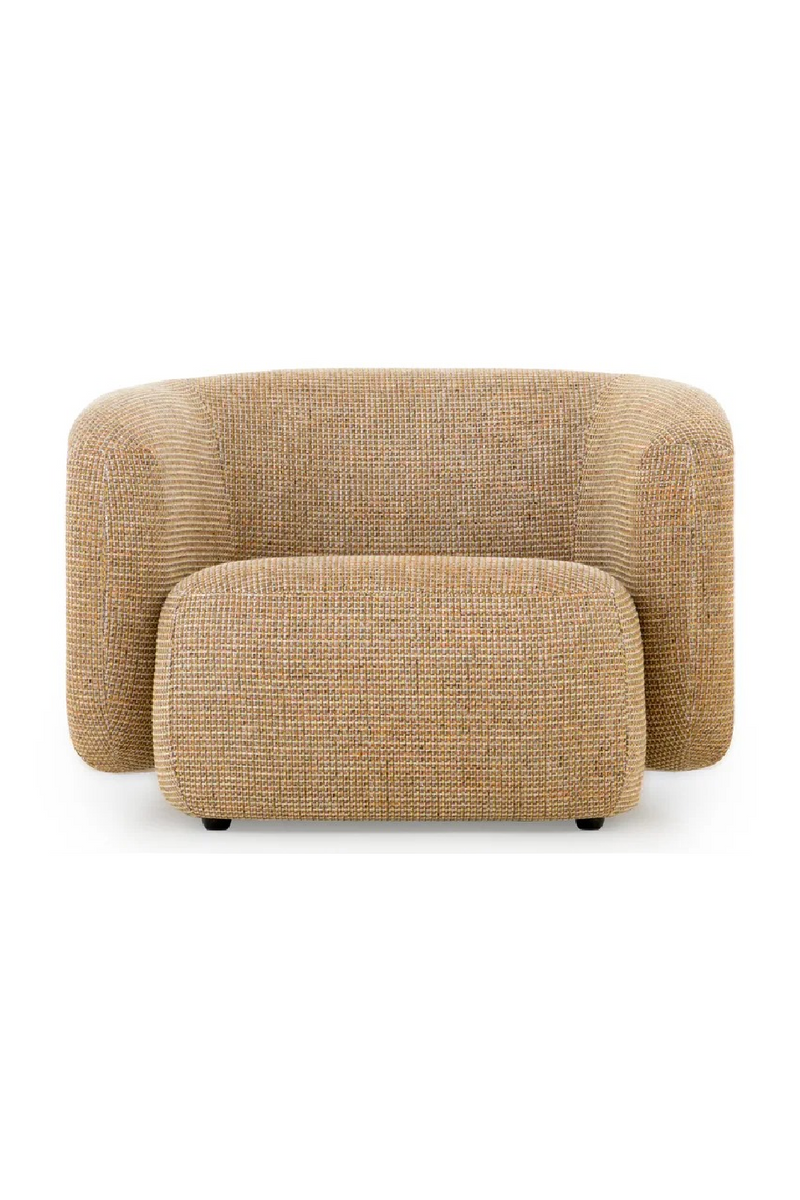 Curved Plush Lounge Chair | NV Gallery Volta | Oroatrade.com
