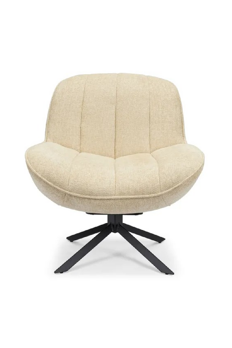 Channeled Tweed Swivel Chair | NV Gallery Willow | Oroatrade.com