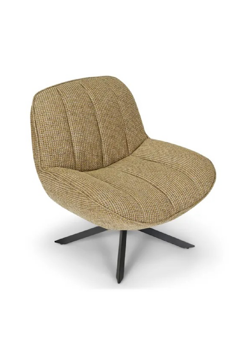 Channeled Tweed Swivel Chair | NV Gallery Willow | Oroatrade.com